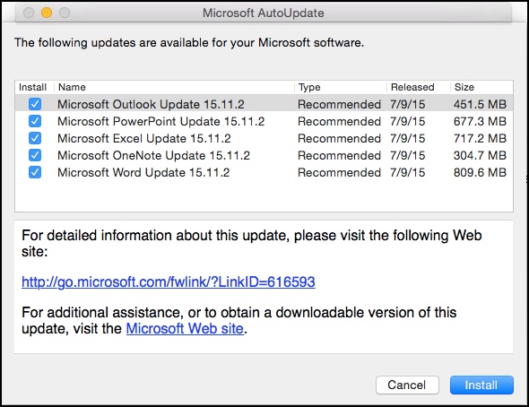 How to remove an update from word for mac pro