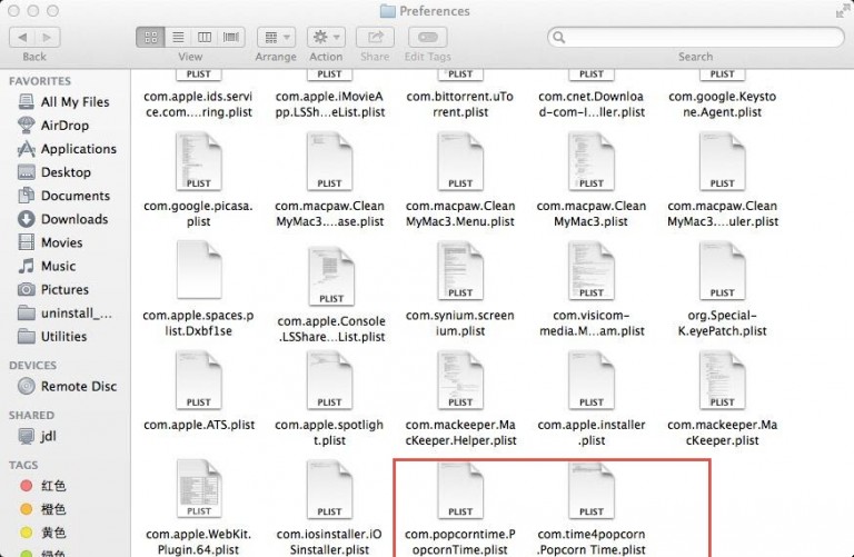 How to completely uninstall Popcorn Time from Mac