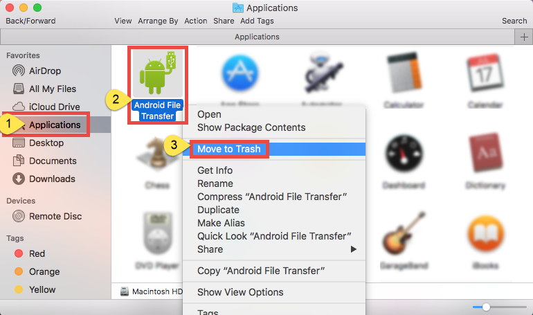 transfer photos from android to mac photos