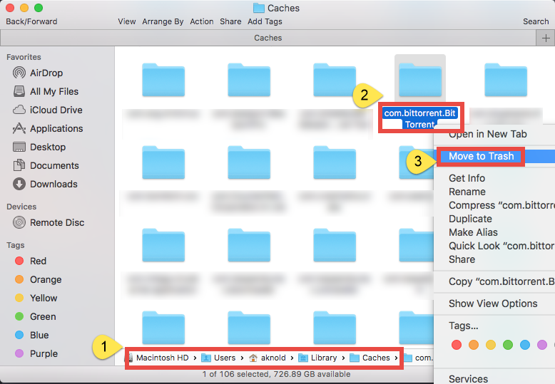 how to delete bit torrent from mac