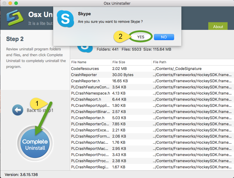 uninstall skype for business on mac mini