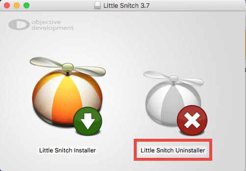 Manually Remove Little Snitch