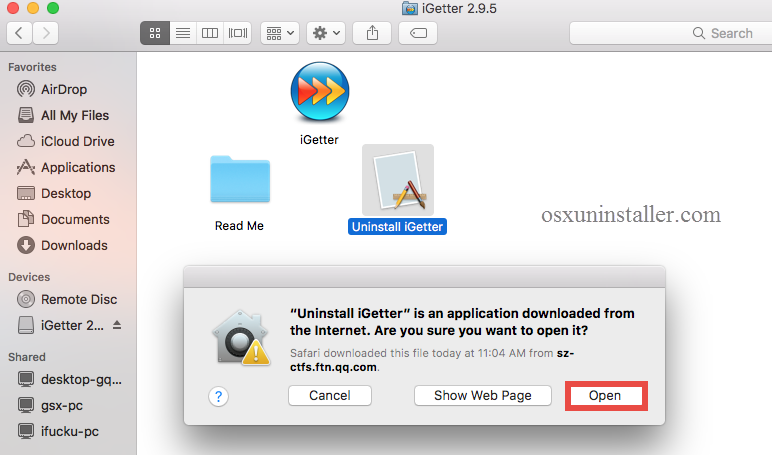 Uninstall iGetter on Mac (6)
