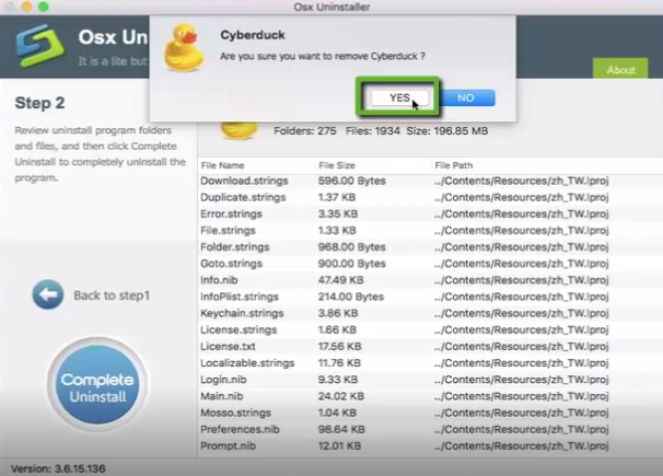 UninstallCyberDuck on Mac - Osx Uninstaller (2)