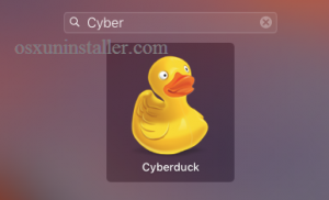 cyber duck mac