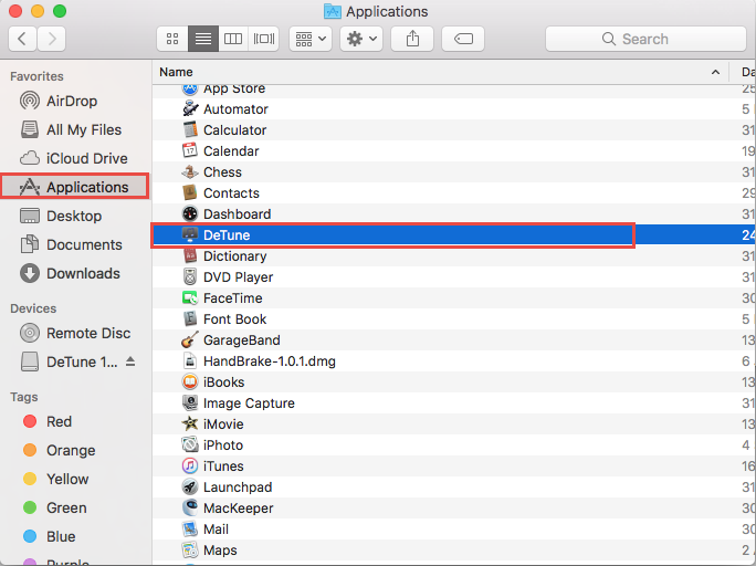 download detune for mac free