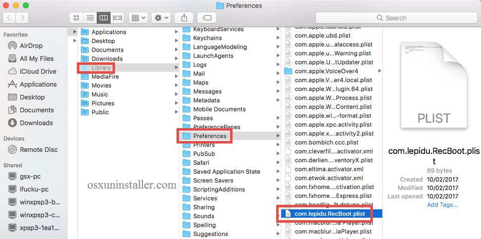 Uninstall RecBoot on Mac - Osx Uninstalelr (9)