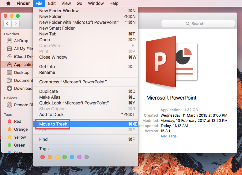 how to open pdf in powerpoint mac