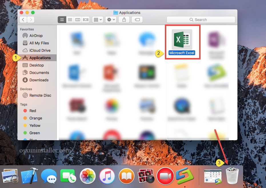 remove onedrive place from excel for mac