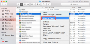 uninstall microsoft onedrive from mac excel