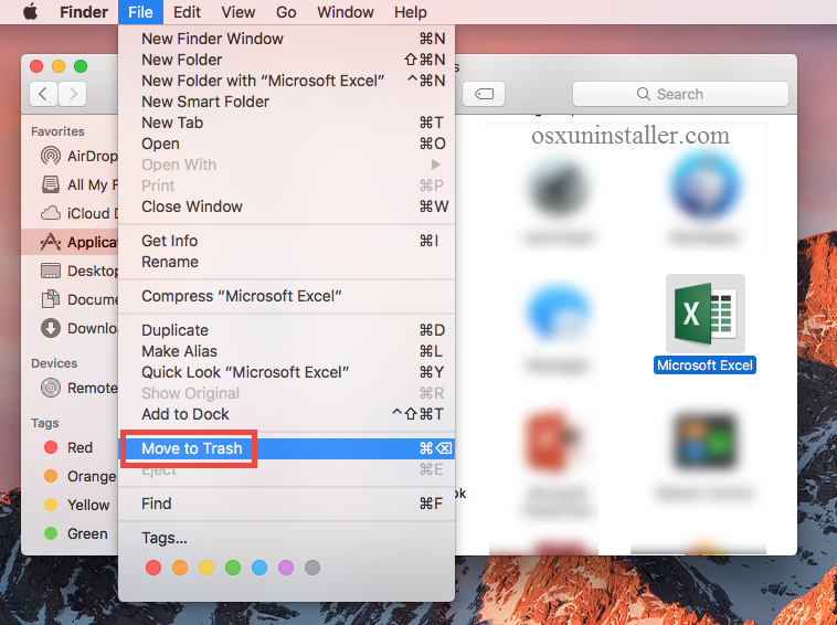 uninstall office 2016 for mac