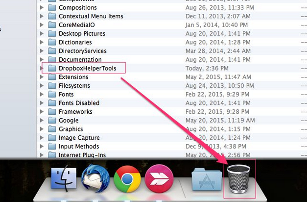 dropbox for mac stopped showing badge