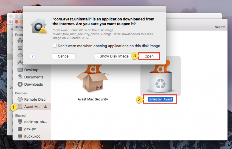 avast cleanup for mac cant uninstall