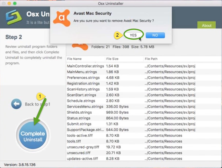 reinstall avast security for mac