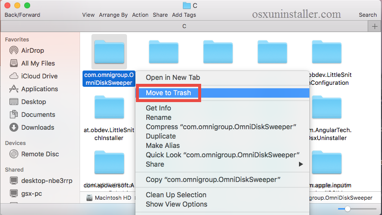How to Uninstall OmniDiskSweeper Manually - Osxuninstaller (8)