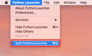uninstalling python on mac