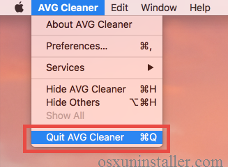 avg cleaner mac os