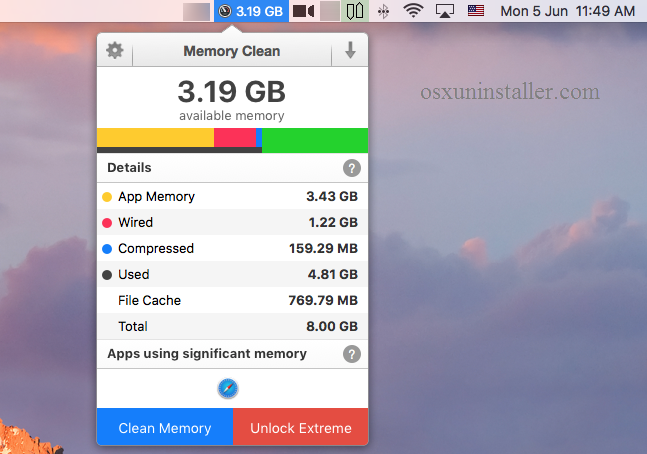 como crackear memory cleaner en mac