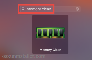 memory clean dmg