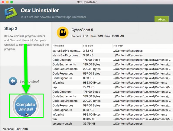  uninstall CyberGhost 5 step2