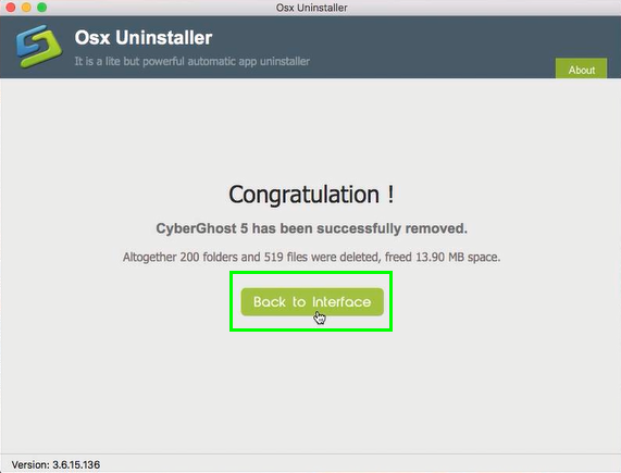  uninstall CyberGhost 5 step 3
