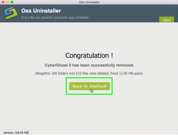 uninstall cyberghost vpn mac