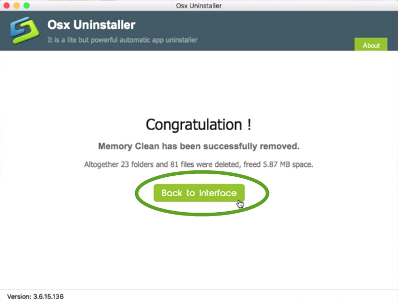 full removal of memory cleaner for mac