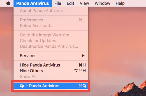Quit Panda Antivirus for Mac (2)