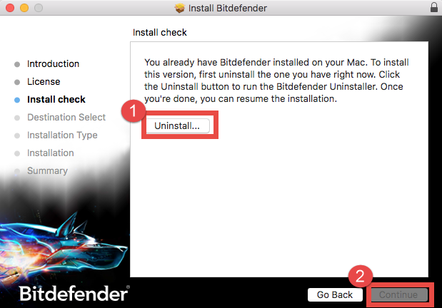 how to manually uninstall bitdefender antivirus for mac