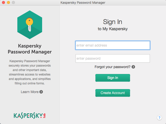 test kaspersky password manager