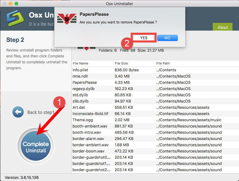 Uninstall Papers, Please using Osx Uninstaller (2)