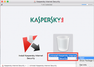 kaspersky uninstall tool mac