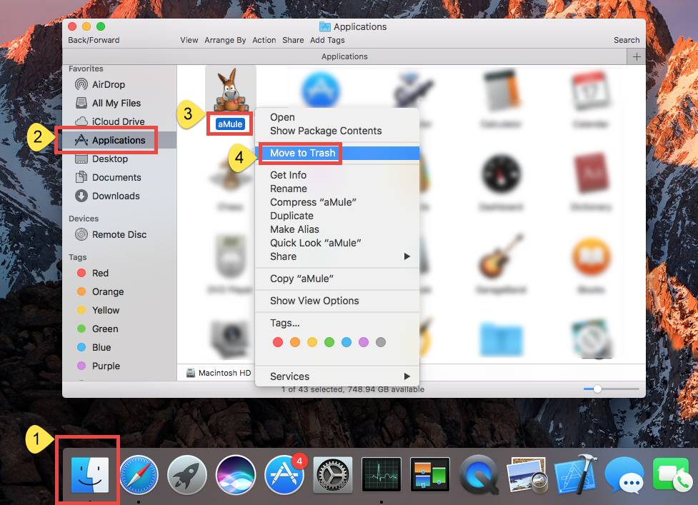 How to Uninstall aMule for Mac (3)