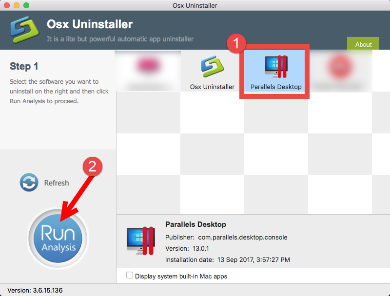 parallels uninstall