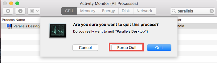 how do you uninstall parallels on a mac