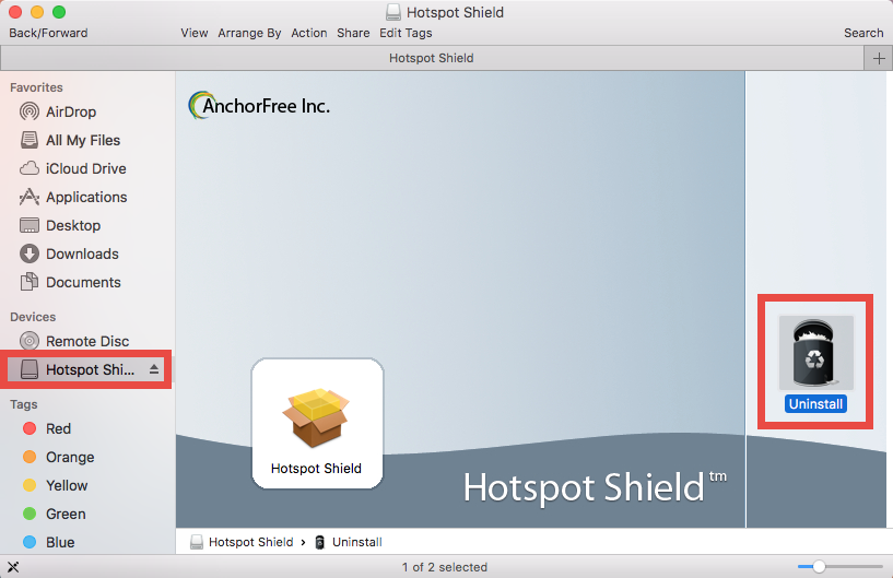 hotspot shield macbook