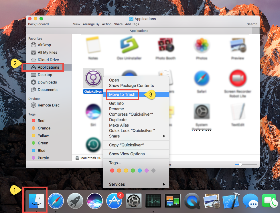 use quicksilver for mac os to turn off wifi