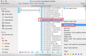 how to uninstall sophos antivirus mac