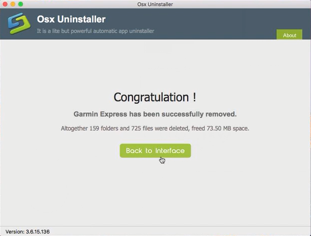 mac uninstall garmin express