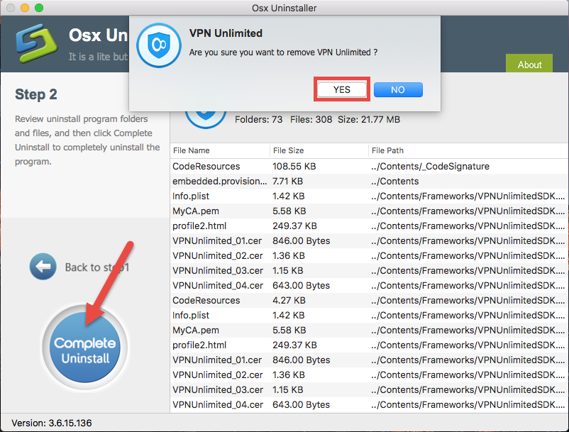 uninstall vpn unlimited mac