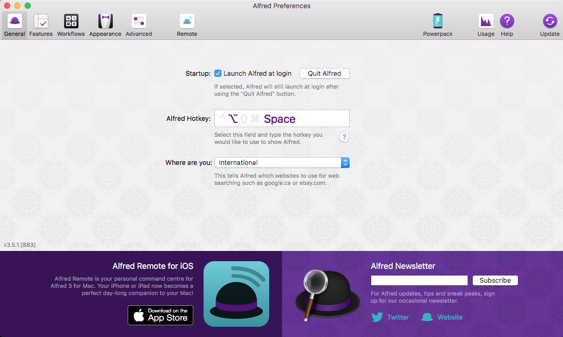 how to backup alfred mac os x