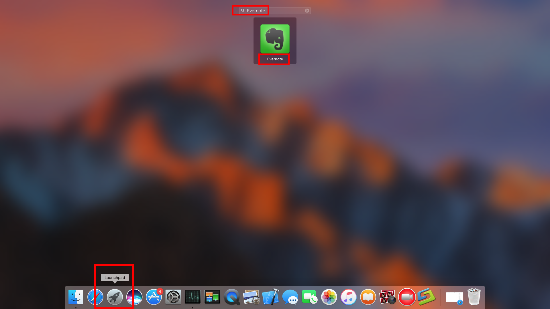 evernote for mac no windows opening