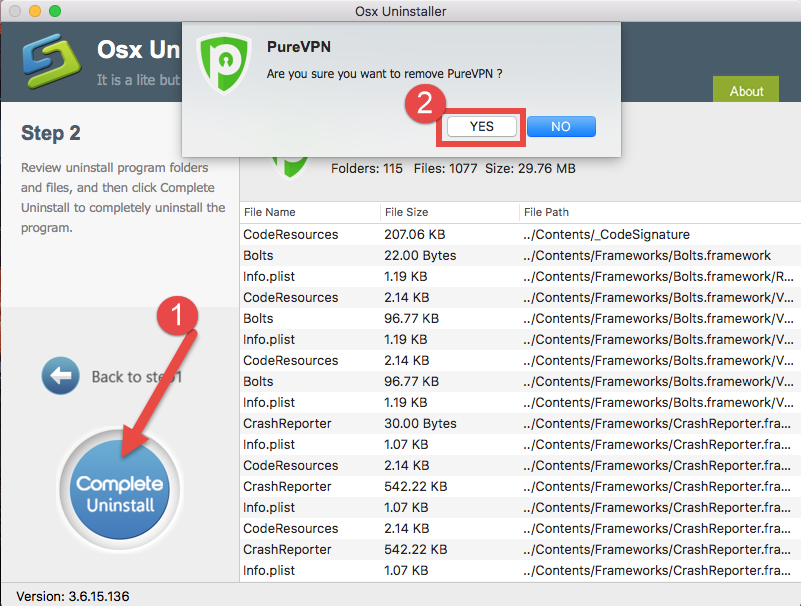 purevpn app cpu