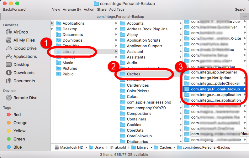 deleting cookies in my mac library folder