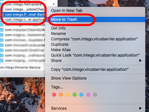 mac move to trash shortcut