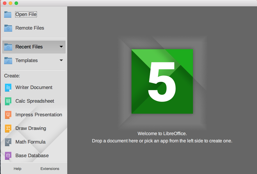 is libreoffice available for mac os sierra