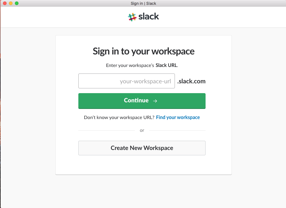 slack for mac stay signed in