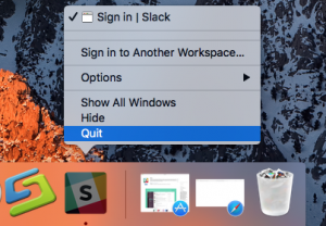 how to uninstall slack mac