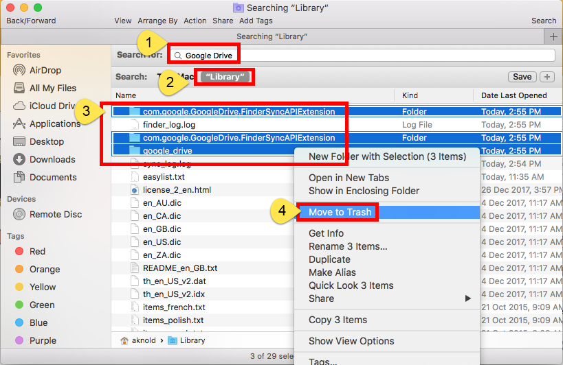 google drive sync for mac osx