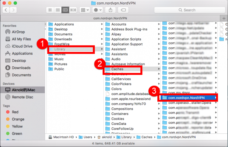 how to paste something in user library folder on mac